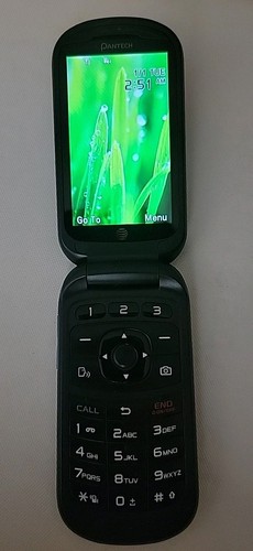 Pantech p2050 gray flip phone - p2050,